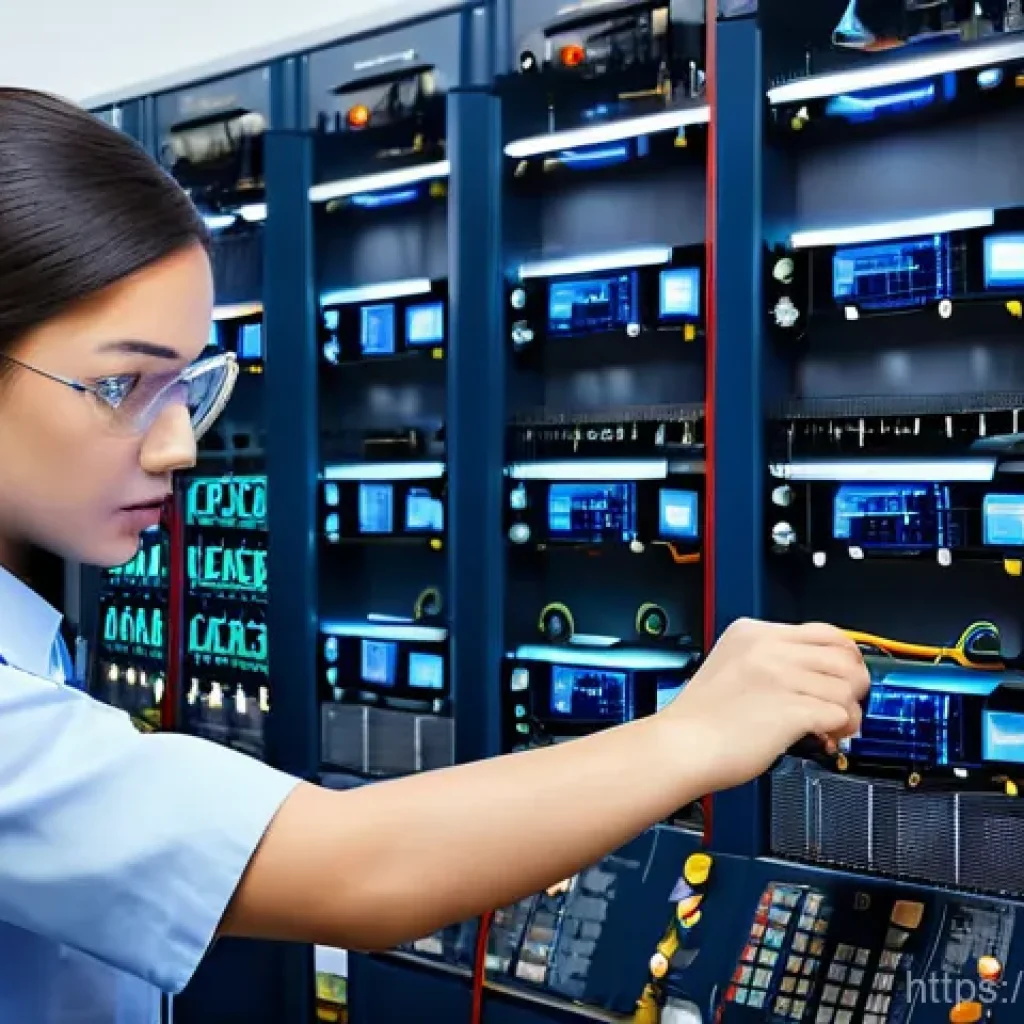 전기공사 관련 자격증 종류와 활용도 - **Prompt 1: A focused electrical technician or engineer, male or female, meticulously examining a co...